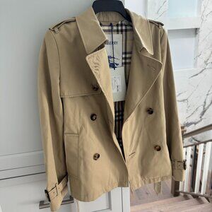 Cotton Blend Trench Coat